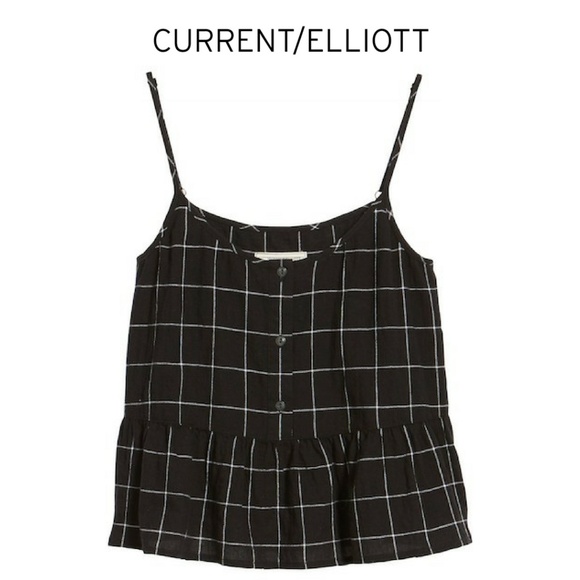Current/Elliott Tops - NWT Current Elliott Workwear Peplum Top
